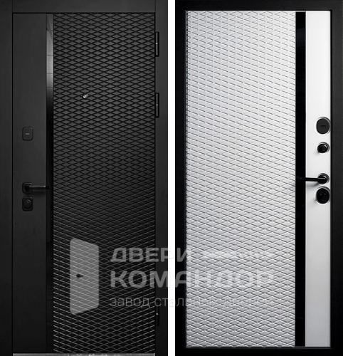 Морозостойкая дверь с терморазрывом №47 размером 860x2050 мм