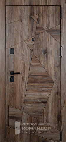 Входная металлическая дверь с терморазрывом 3К №133 - наружная сторона