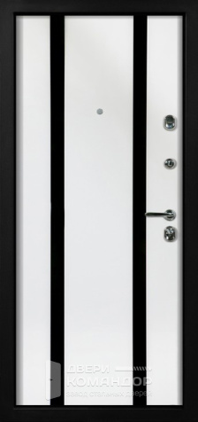 Дверь металлическая белая №8 размером 960x2050 мм - внутренняя сторона