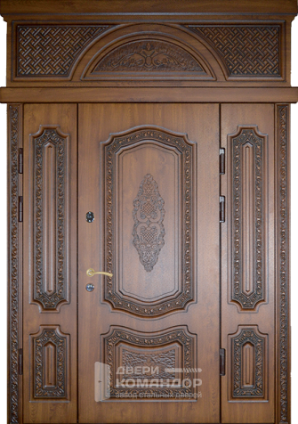 Филенчатая дверь из массива №18 - наружная сторона