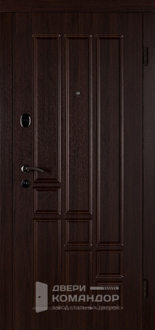 Входная дверь в квартиру белая внутри №9 размером 960x2050 мм - наружная сторона