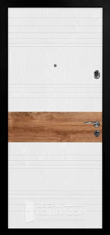 Дверь входная теплая для частного дома №63 с замками CISA - внутренняя сторона