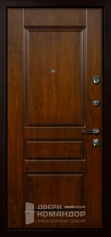 Дверь входная металлическая уличная в дом №33 с замками CISA - внутренняя сторона