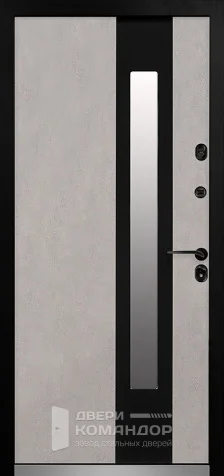 Дверь со стеклом входная уличная с терморазрывом №80 с замками CISA - внутренняя сторона