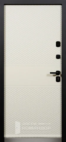 Входная дверь зеленого цвета №114 - внутренняя сторона