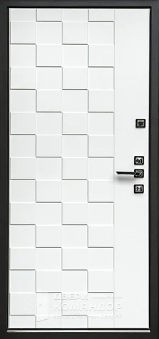 Современная входная дверь №83 с замками KALE - внутренняя сторона