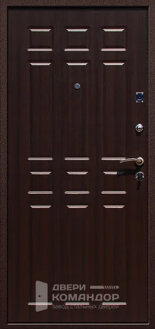 Дверь металлическая входная дачная №14 - внутренняя сторона