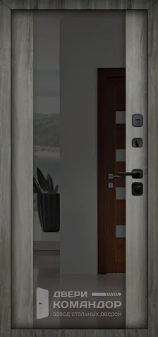 Входная дверь с зеркалом от производителя №25 размером 960x2050 мм - внутренняя сторона